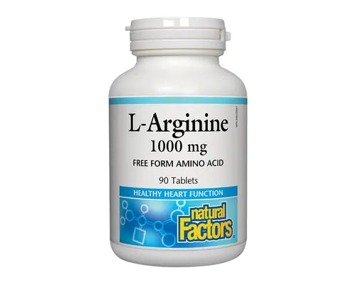 Natural Factors L-Arginine 1000mg 90 Tablets
