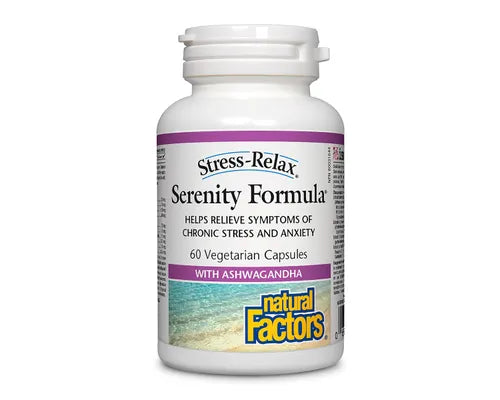 Natural Factors Stress-Relax Serenity Formula 60 Veggie Caps