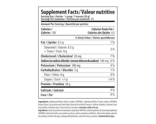 Nutrabolics Hydropure Whey Protein Chocolate Peanut Butter 1.6lbs