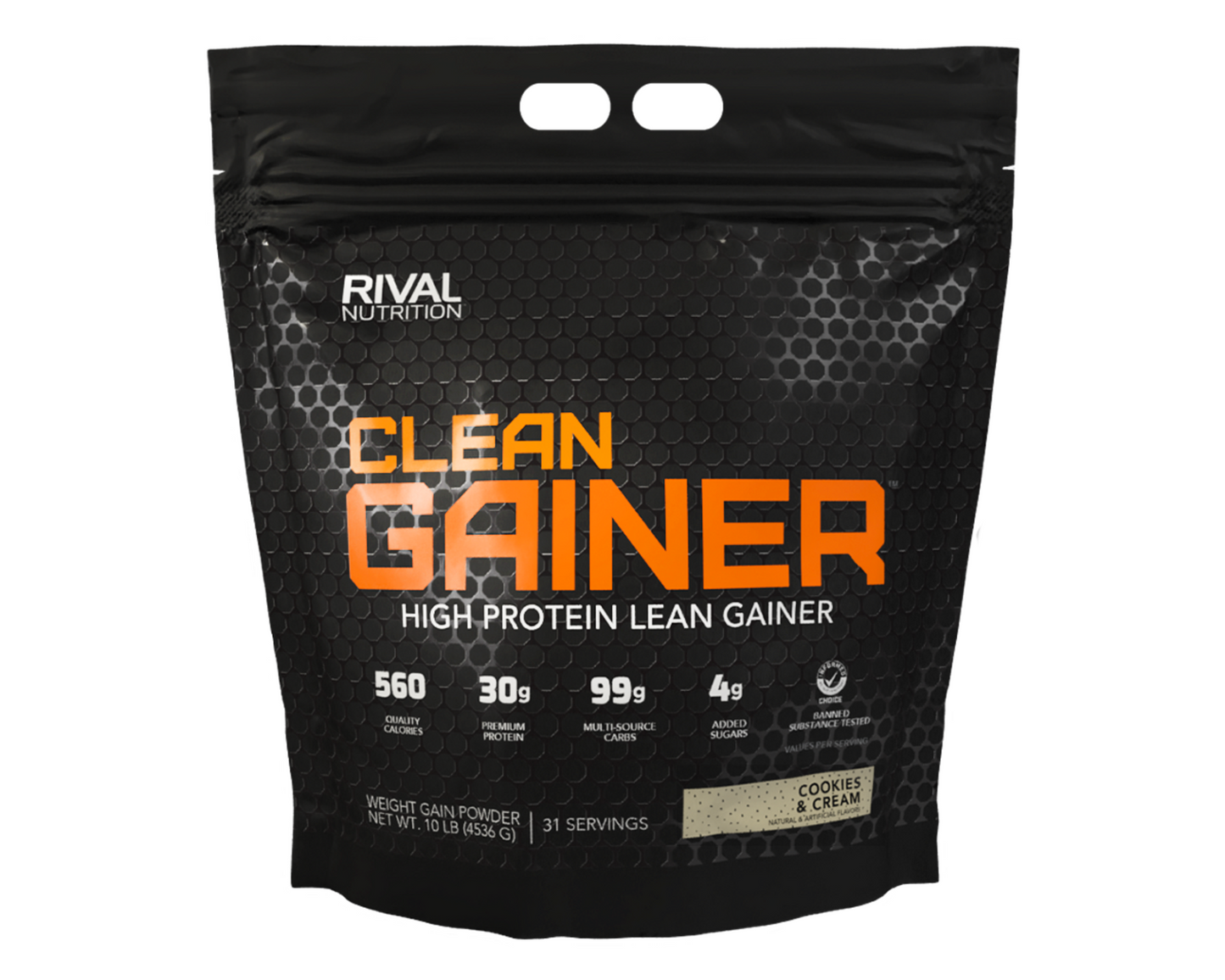 Rivalus Clean Gainer Cookies and Cream 10lbs