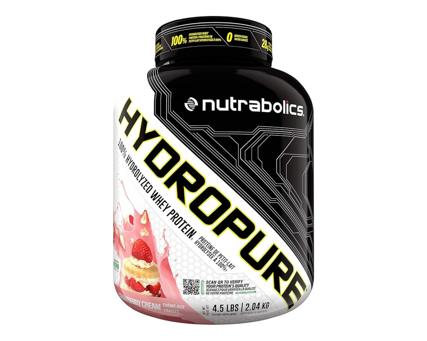 Nutrabolics Hydropure Whey Protein Strawberry 1.6lbs