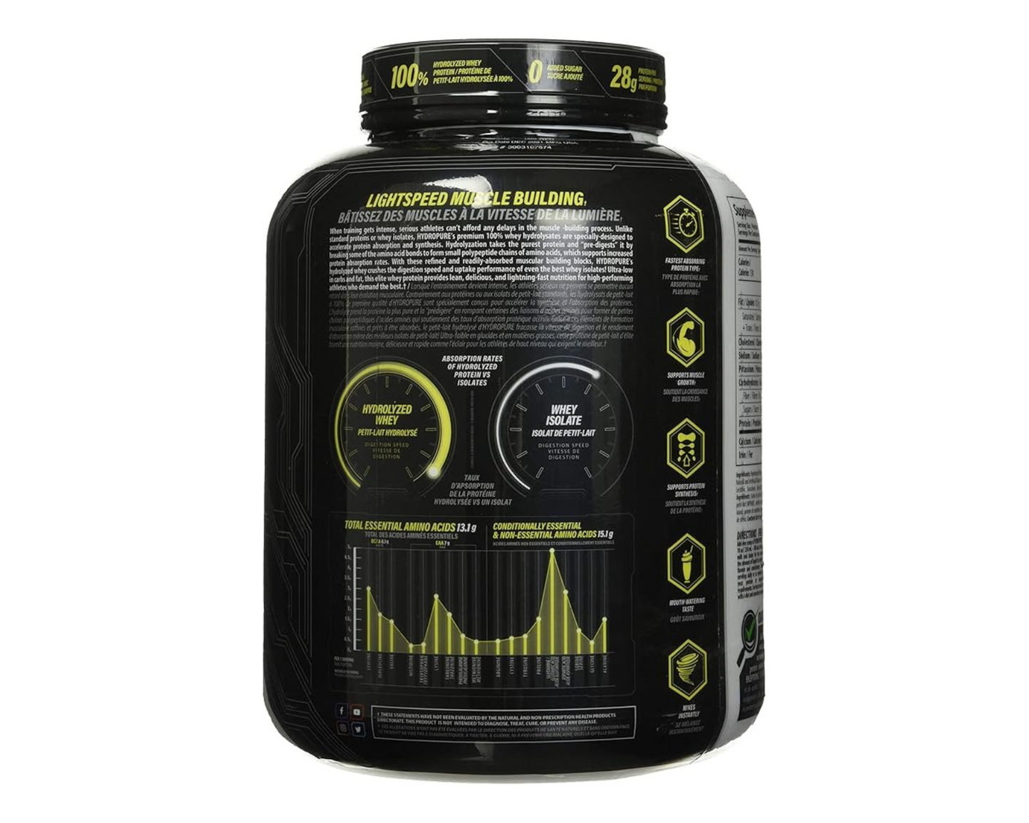 Nutrabolics Hydropure Whey Protein Strawberry 4.5lbs