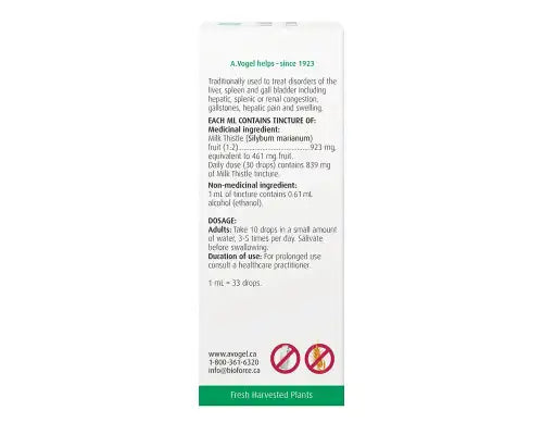 A.Vogel Milk Thistle 50mL