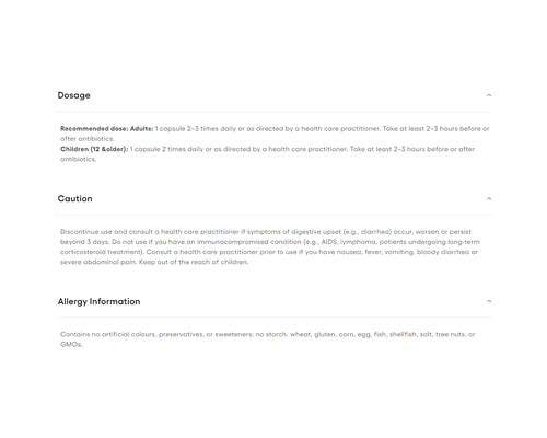 Natural Factors Acidophilus & Bifidus 5 Billion Active Cells 180 Capsules