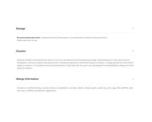 Natural Factors Cold & Cough Syrup 150mL