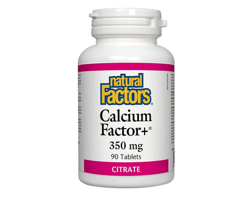Natural Factors Calcium Factor+ 350mg Citrate 90 Tablets
