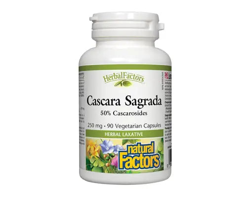 Natural Factors Cascara Sagrada 250mg 90 Veggie Caps