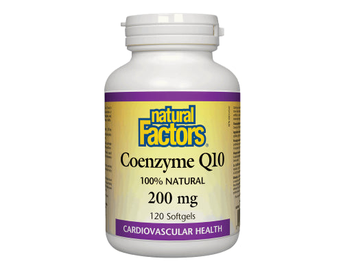 Natural Factors Coenzyme Q10 200mg 120 Softgels