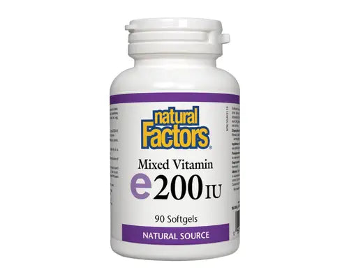 Natural Factors Mixed Vitamin E 200 IU 90 Softgels