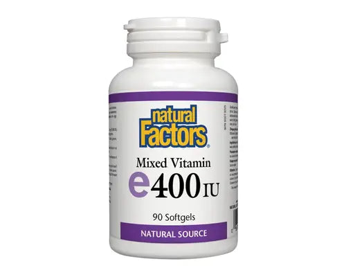 Natural Factors Mixed Vitamin E 400 IU 90 Softgels
