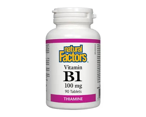 Natural Factors Vitamin B1 100mg 90 Tablets