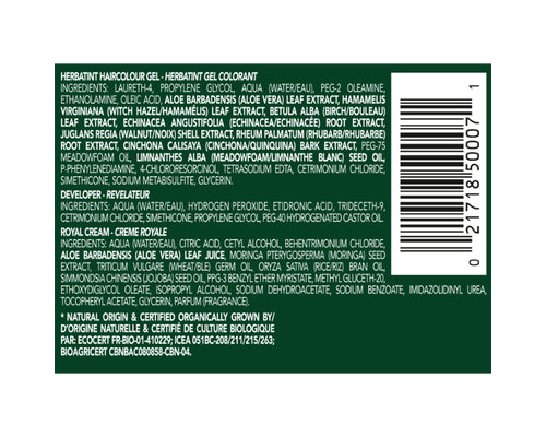 Herbatint Permanent Hair Colour Gel Blonde 7N 135mL