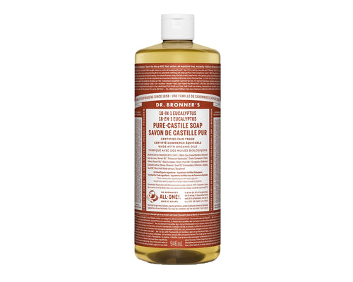 Dr. Bronner's 18-In-1 Pure-Castile Liquid Soap Eucalyptus 946mL