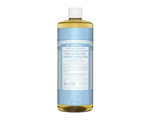 Dr. Bronner's 18-In-1 Pure-Castile Soap Baby Unscented 946mL