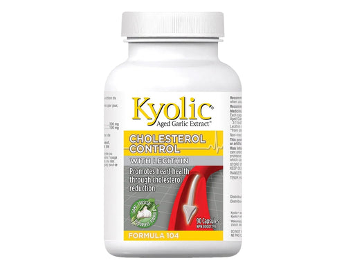 Kyolic Aged Garlic Extract Cholesterol Control Formula 104 90 Capsules