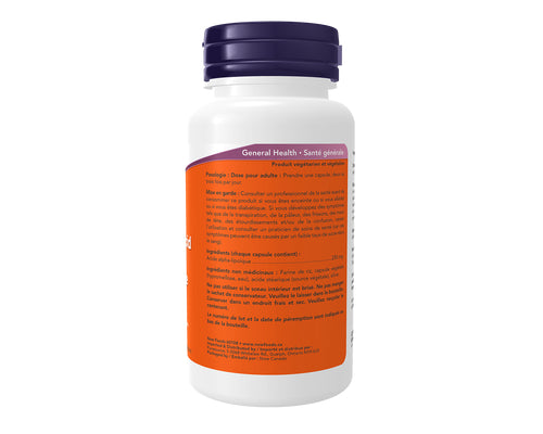 NOW Alpha Lipoic Acid 250mg 60 Veggie Caps