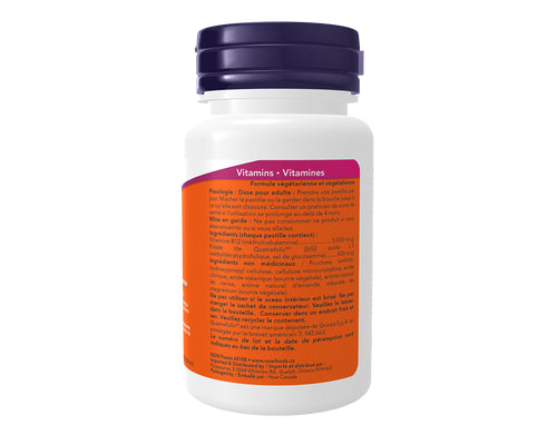 NOW Vitamin B-12 5000mcg 60 Lozenges