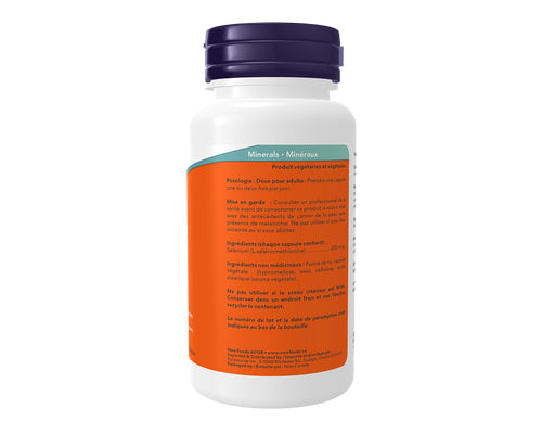 NOW Selenium 200mcg 90 Veggie Caps