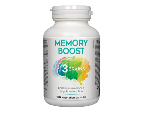 3 Brains Memory Boost 120 Veggie Caps