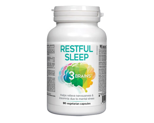 3 Brains Restful Sleep 90 Veggie Caps