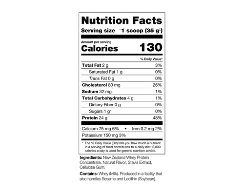 Perfect Sports New Zealand Whey Protein French Vanilla 4.4lbs