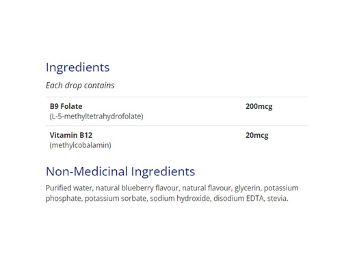 CanPrev B9 Folate Drops 200mcg 15mL