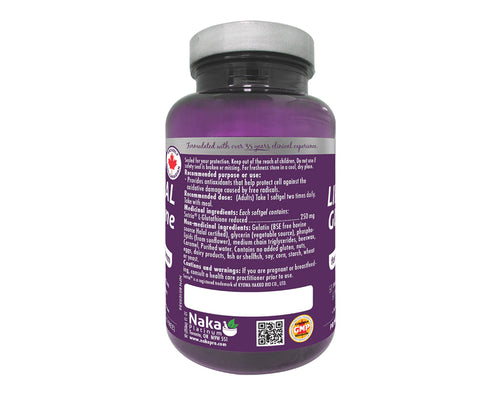 Naka Platinum Liposomal Glutathione 75 Softgels