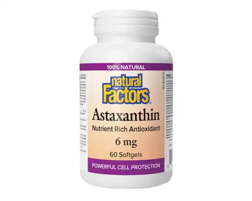 Natural Factors Astaxanthin 6mg 60 Softgels