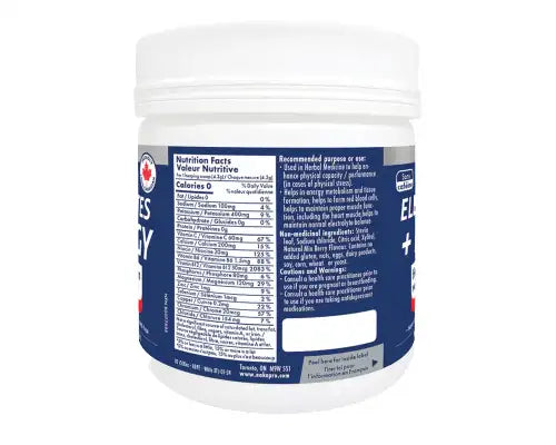 Naka Platinum Electrolytes+ Energy Natural Berry 250g