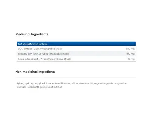 Natural Factors Heartburn Chew 90 Chewable Tablets