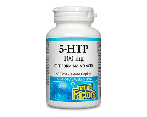 Natural Factors 5-HTP Time Release 100mg 60 Caplets