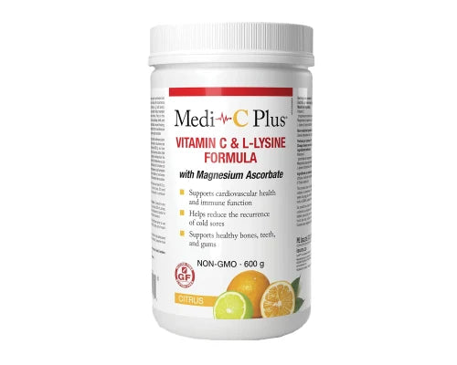 Medi C Plus With Magnesium Ascorbate Citrus Powder 600g