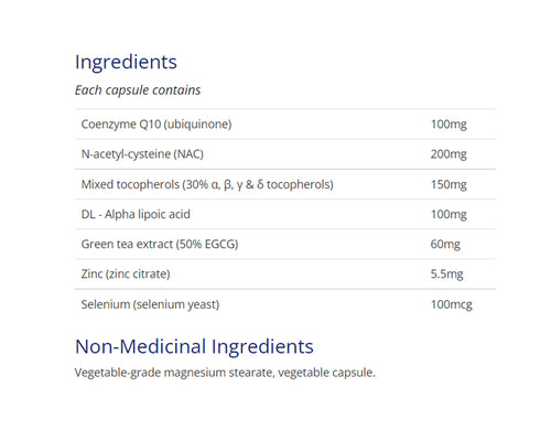 CanPrev Antioxidant Network 60 Veggie Caps