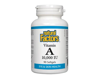 Natural Factors Vitamin A 10,000 IU 90 Softgels