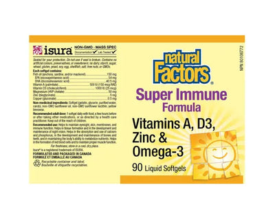 Natural Factors Super Immune Formula 90 Softgels
