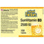 Natural Factors Sun Vitamin D3 2500 IU 100 Tablets