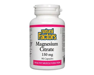 Natural Factors Magnesium Citrate 150mg 90 Capsules