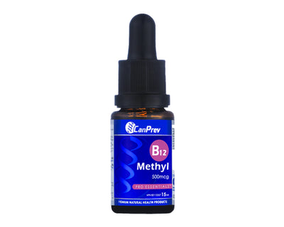 CanPrev B12 Methyl Drops 500mcg 15mL