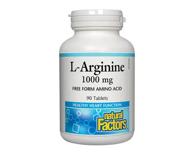Natural Factors L-Arginine 1000mg 90 Tablets