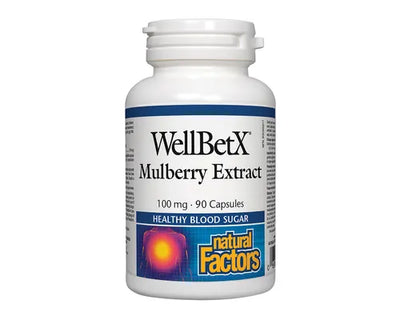 Natural Factors WellBetX Mulberry Extract 100mg 90 Capsules