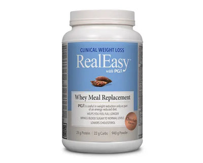 Natural Factors Real Easy With PGX Whey Meal Replacement Chocolate 940g