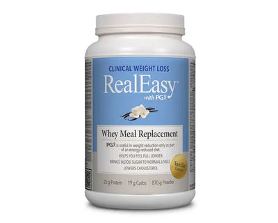 Natural Factors Real Easy With PGX Whey Meal Replacement Vanilla 870g