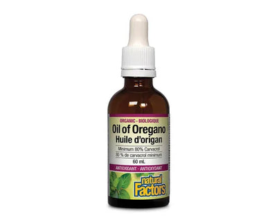 Natural Factors Oil Of Oregano Organic 60mL