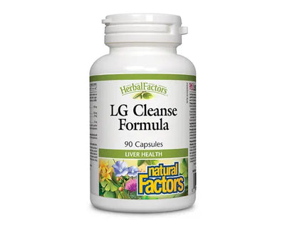 Natural Factors Herbal Factors LG Cleanse Formula 90 Capsules
