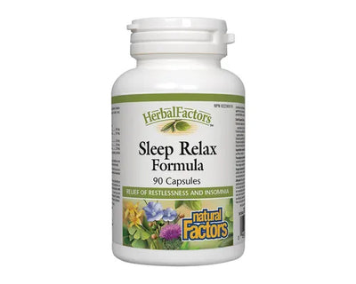 Natural Factors Herbal Factors Sleep Relax Formula 90 Capsules