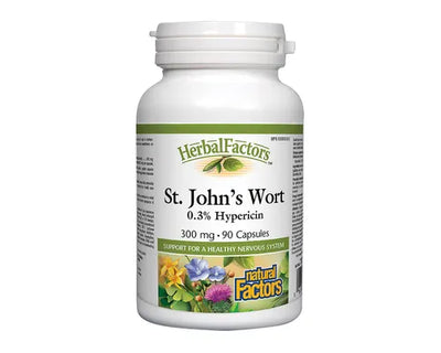 Natural Factors Herbal Factors St. Johns Wort 300mg 90 Capsules