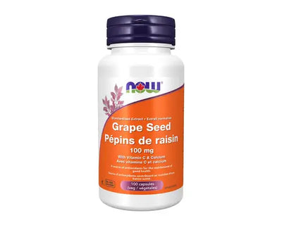 NOW Grape Seed Extract 100mg 100 Veggie Caps