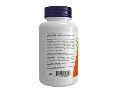 NOW Astragalus 500mg 100 Veggie Caps