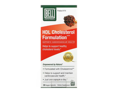 Bell Lifestyle, HDL Cholesterol Formulation , 30 Veggie Capsules