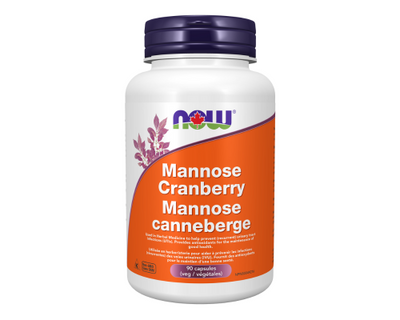 NOW Mannose Cranberry 90 Veggie Caps